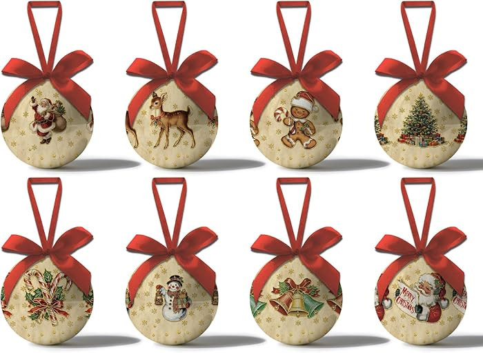 Vintage Christmas Decor 16Pcs - Vintage Christmas Ornaments Tree Decorations Hanging Balls, Class... | Amazon (US)