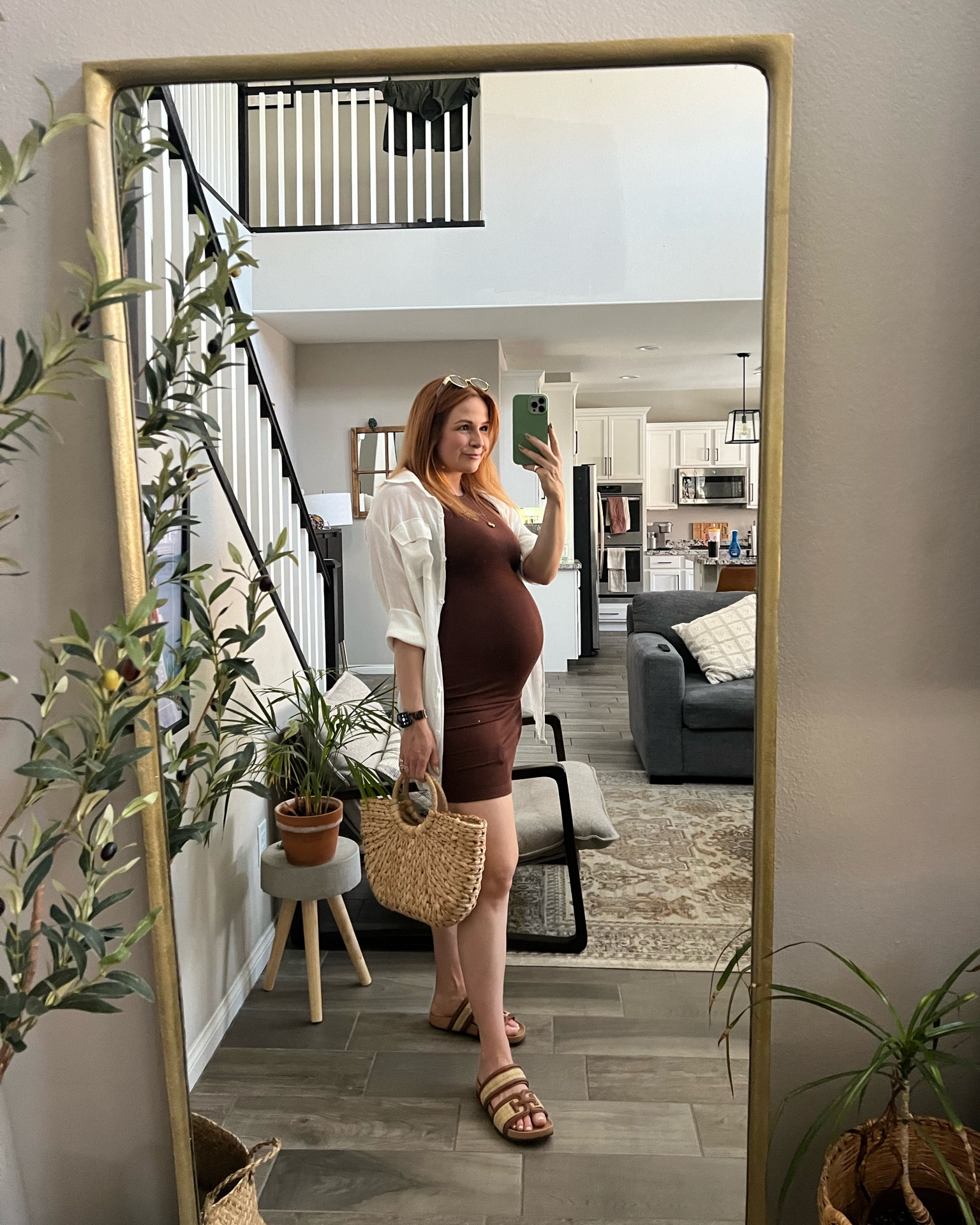 25 week bumpdate before brunch 🐚✨👶🏼 

#LTKStyleTip #LTKBump