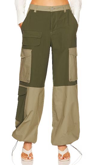 Rollins Pants in Bronze Green | Revolve Clothing (Global)