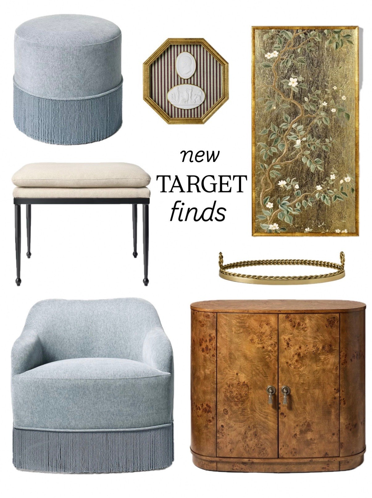 Target Home new arrivals + one restock! 🤍 My ottoman is finally back in stock. I’ve had it for years, and it still looks great / we use it daily in our media room, and it has held up beautifully. If you’ve been waiting for a restock, now’s the time to grab it! ✨ #TargetHomeFinds #TargetStyle #HomeDecorFinds
