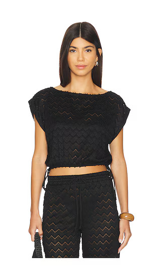 Vivian Top in Black | Revolve Clothing (Global)