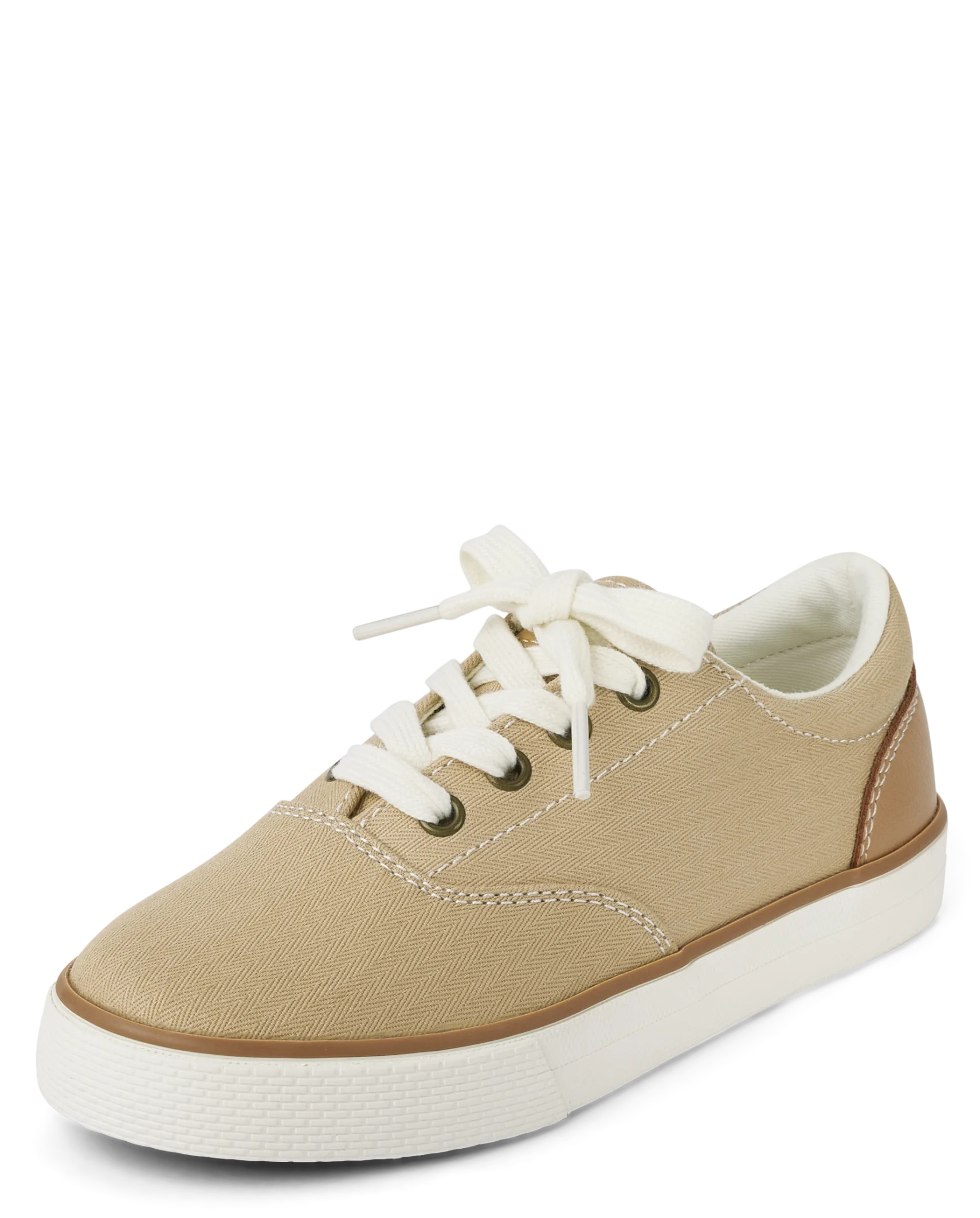 Boys Canvas Low Top Sneakers - tan | The Children's Place