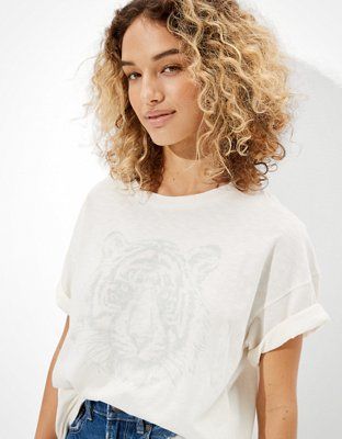 AE Oversized Animal Graphic T-Shirt | American Eagle Outfitters (US & CA)