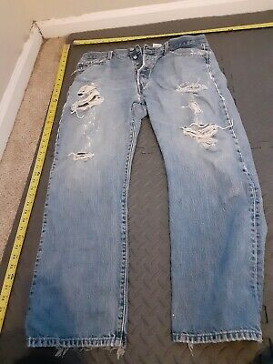 Vintage Levis 501 Jeans Mens 36x30 Button Distressed #S188  | eBay | eBay US