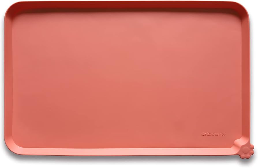 Hoki Found -Waterproof Pet Feeding Mats with High Lips - Multiple Size and Colors for Dogs, Cats ... | Amazon (US)