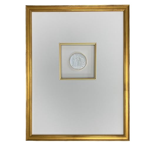 Framed Religious Intaglios in 12x16 Gold Frame (Blind Leading the Blind) | Amazon (US)
