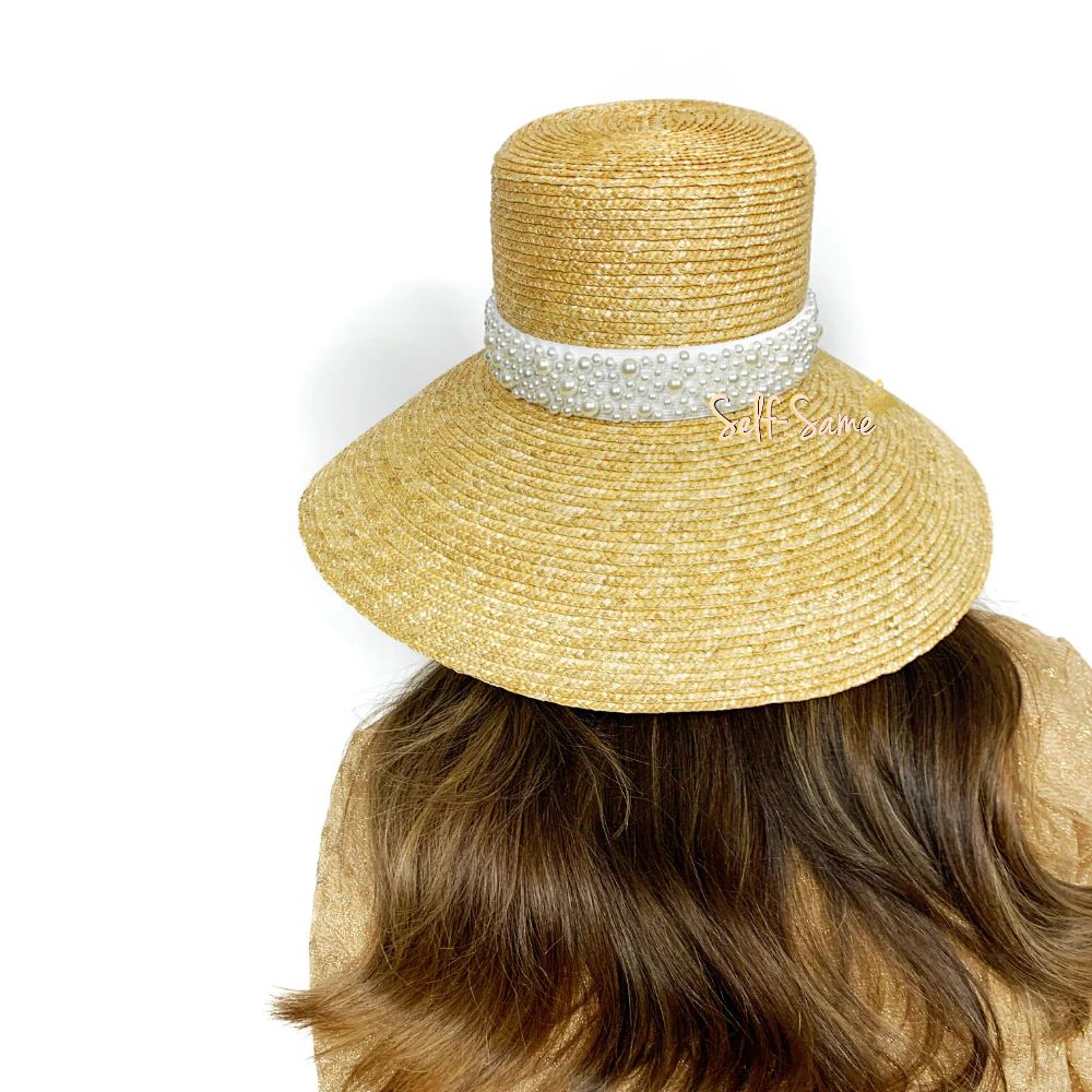 Gabriella pearl brim hat | Self-same