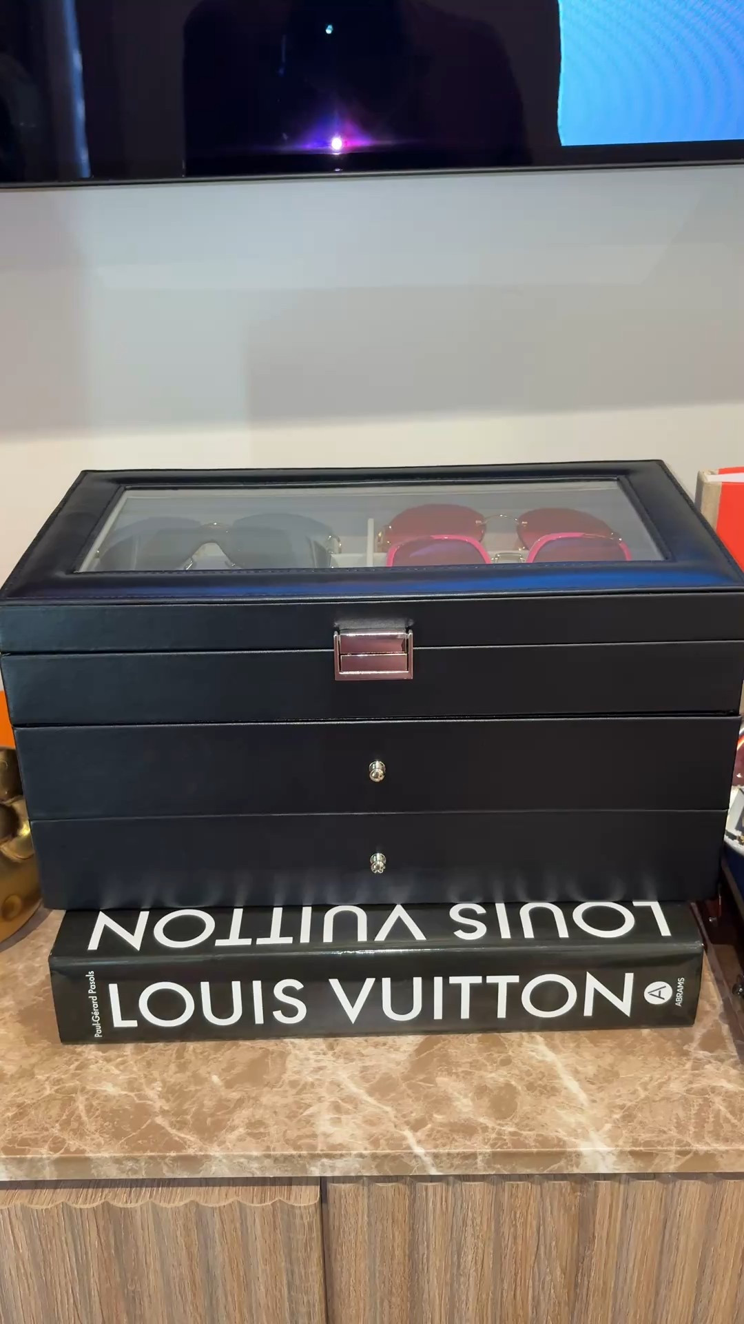 Elegance meets order. My sunglasses finally have a place worthy of them. 🤍 🕶️ 

#LTKdayinmylife #LTKFindsUnder100 #LTKFindsUnder50