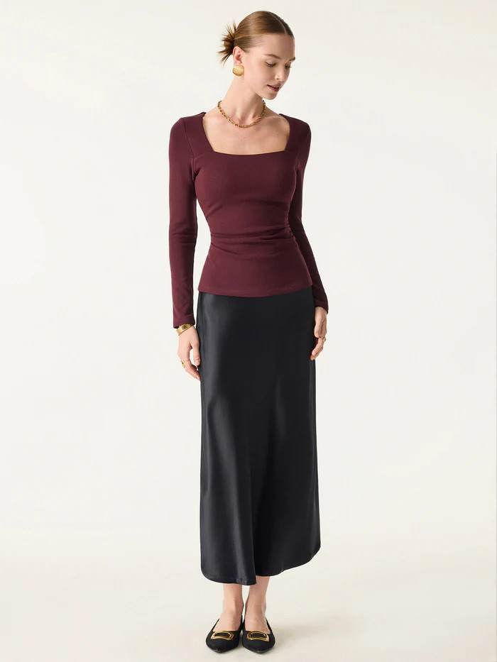 ProWarm Square Neck Side Ruched Brami | OGLmove