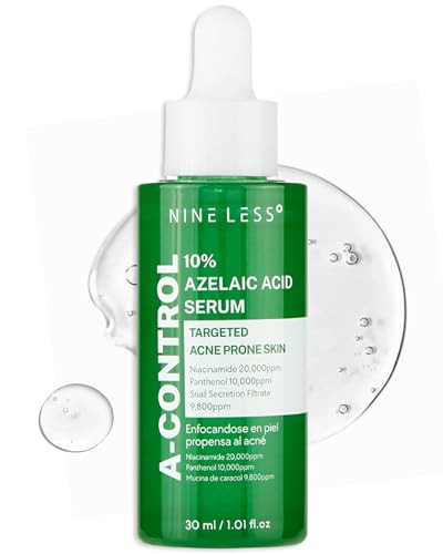 Nineless 10% Azelaic Acid Serum with Niacinamide & Snail Mucin - Redness Relief & Dark Spot Corrector for Face - Facial Serum for Acne-Prone, Oil Control & Pore Care 1.01 fl.oz | Amazon (US)