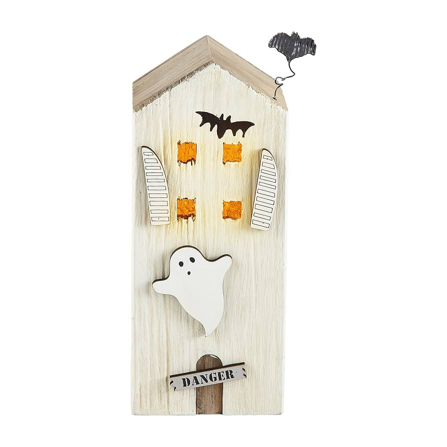 Mud Pie Led Wood Haunted House, Danger | Amazon (US)