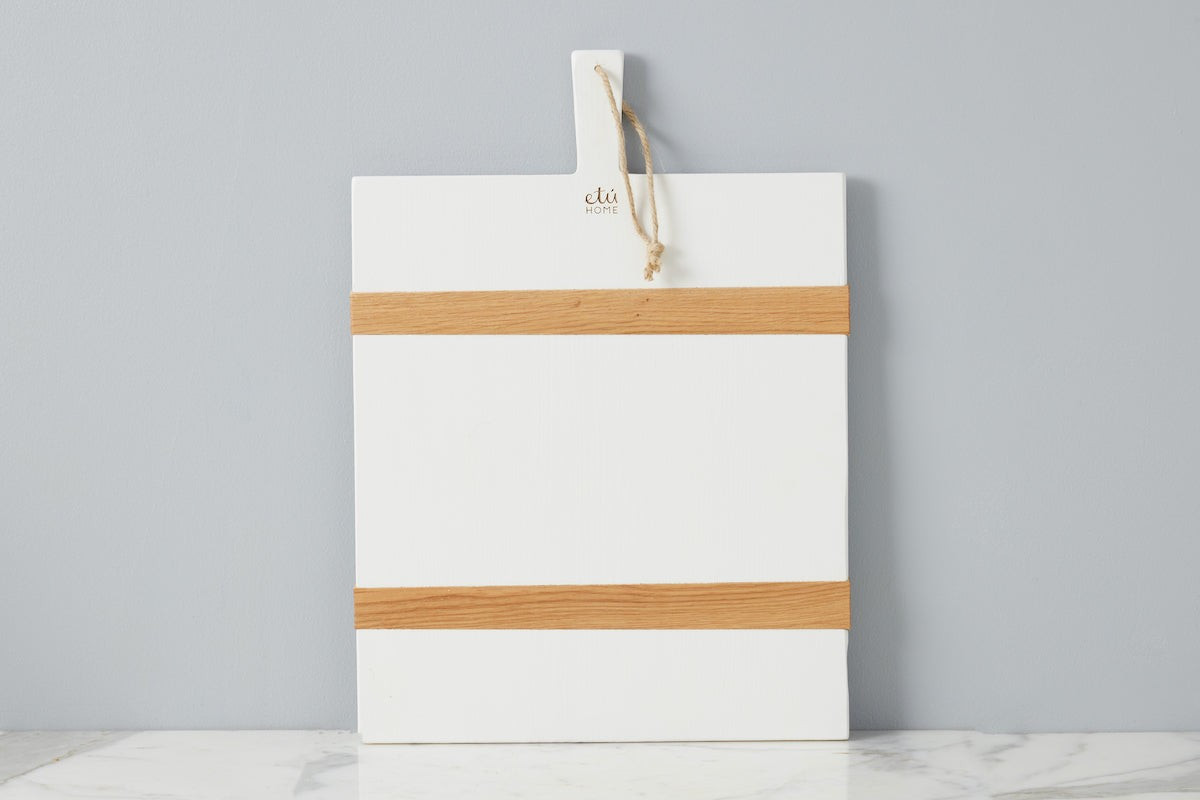 White Rectangle Mod Charcuterie Board, Medium | etúHOME