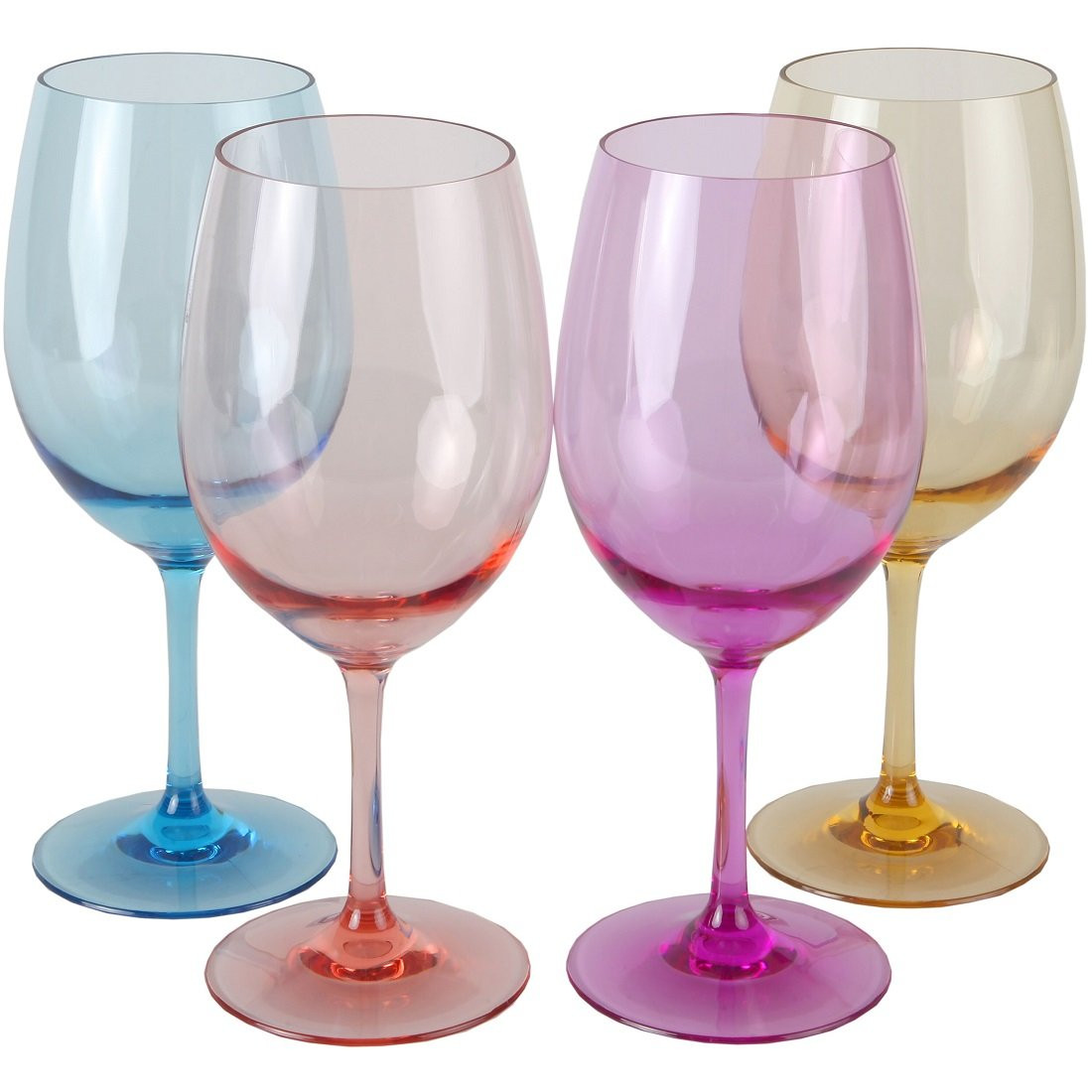Lily's Home Unbreakable Acrylic Wine Glasses, Made of Shatterproof Tritan Plastic and Ideal for I... | Amazon (US)
