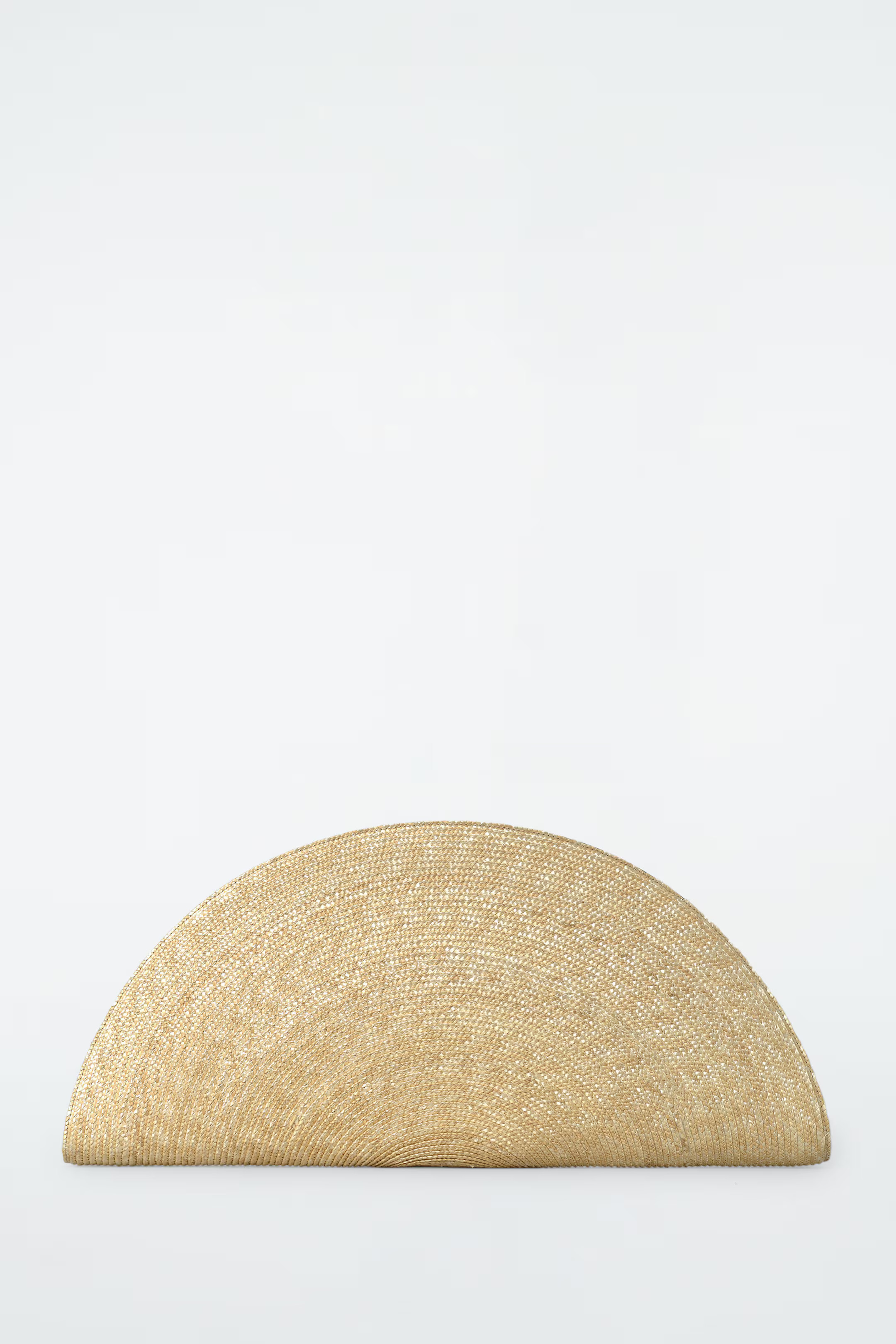 OVERSIZED SOLEIL CLUTCH BAG - STRAW - BEIGE | COS | COS (EU)