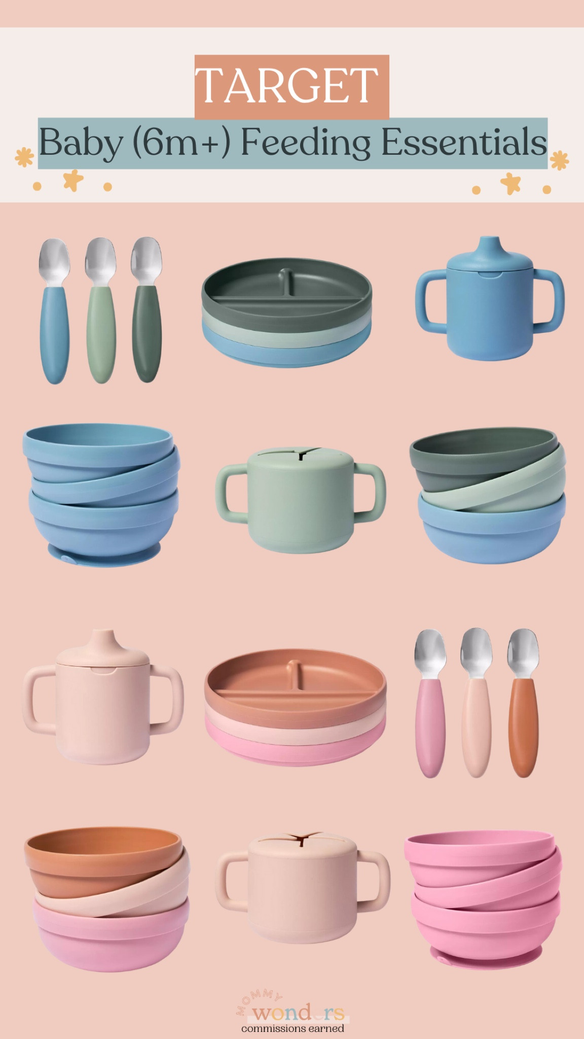 Baby (6m+) feeding essentials at Target! These colors and matching sets are so fun! 

#LTKKids #LTKBaby #LTKHome