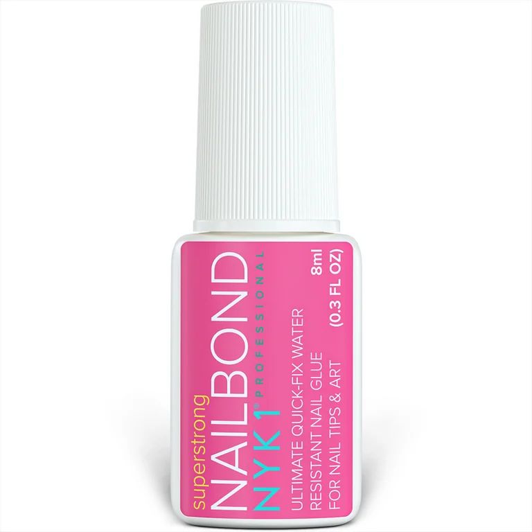 NYK1 NailBond Brush On Nail Glue For Press On Nails, Acrylic Nails And False Nails | Walmart (US)