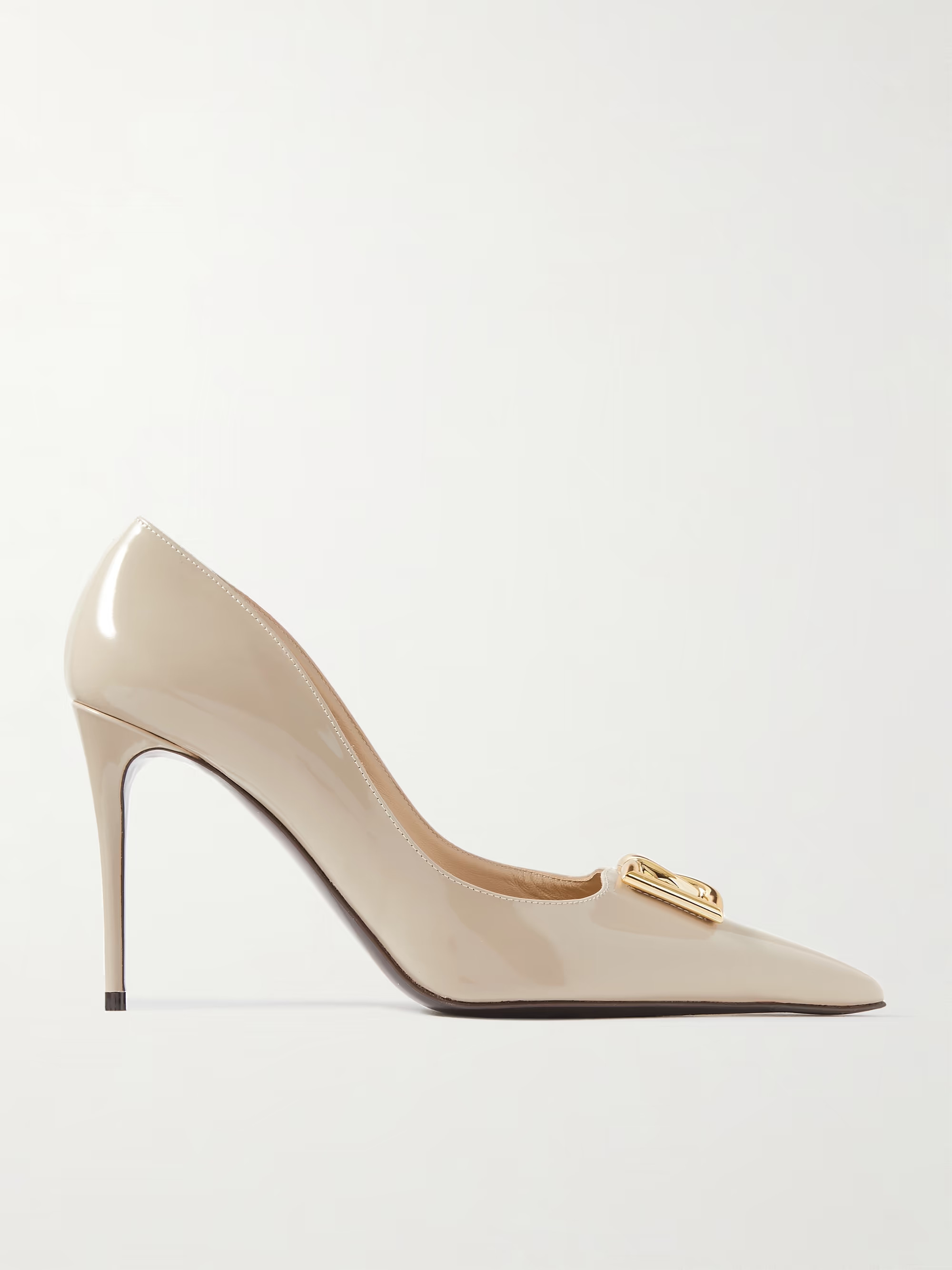 Formale embellished patent-leather point-toe pumps | NET-A-PORTER (UK & EU)
