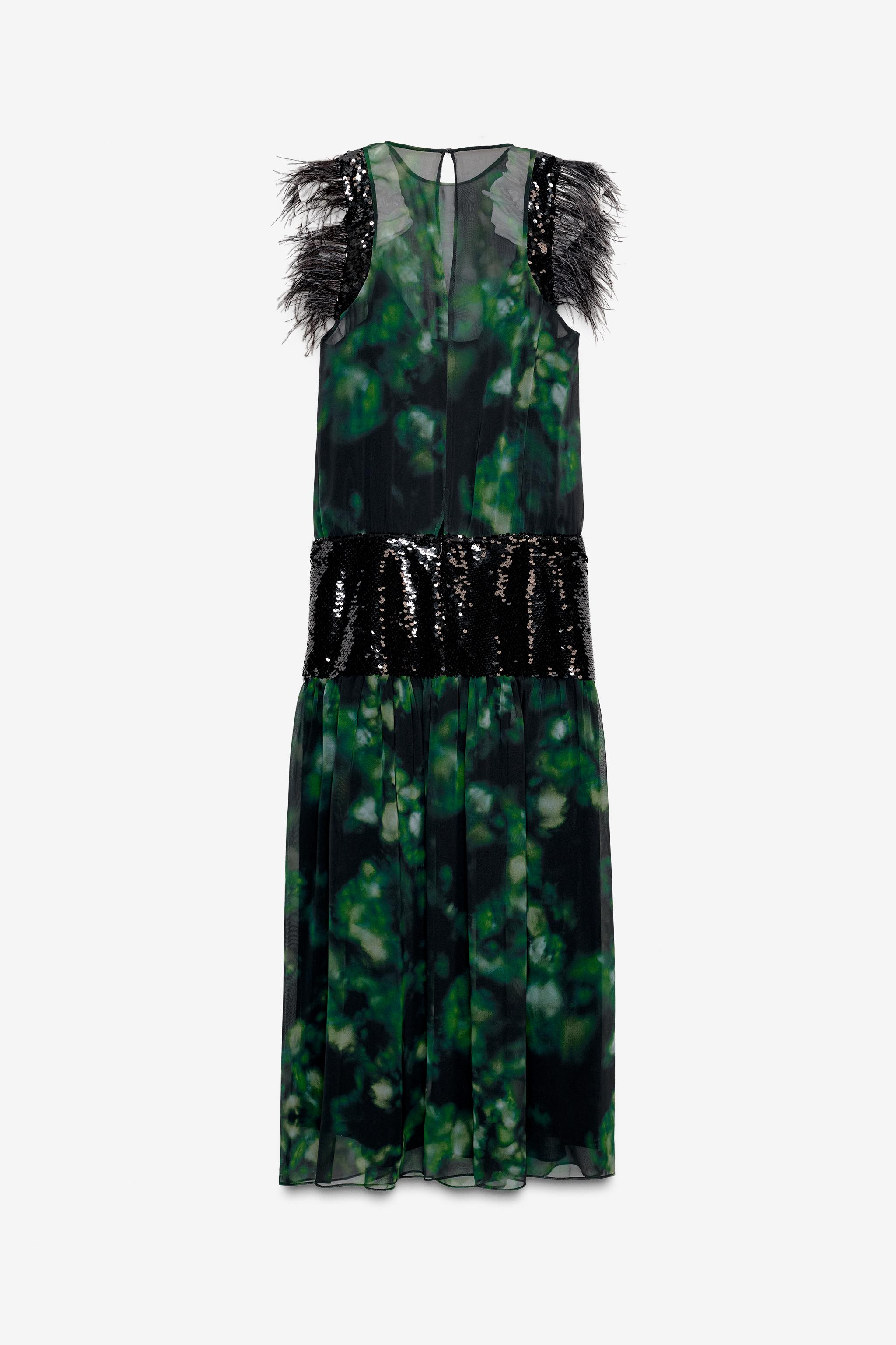 LIMITED EDITION COMBINATION PRINTED DRESS | Zara US