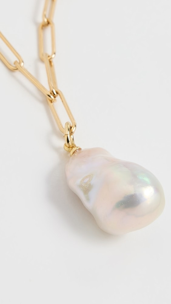 Long Chain with Baroque Pearl Necklace | Shopbop