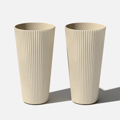 26" Tall Plastic-Stone Planter | Wayfair North America