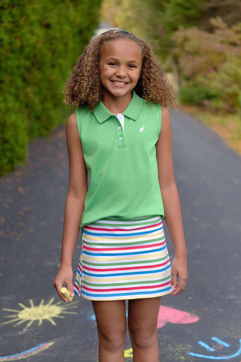 Clays Club Skort - Portland Sealife Stripe | The Beaufort Bonnet Company