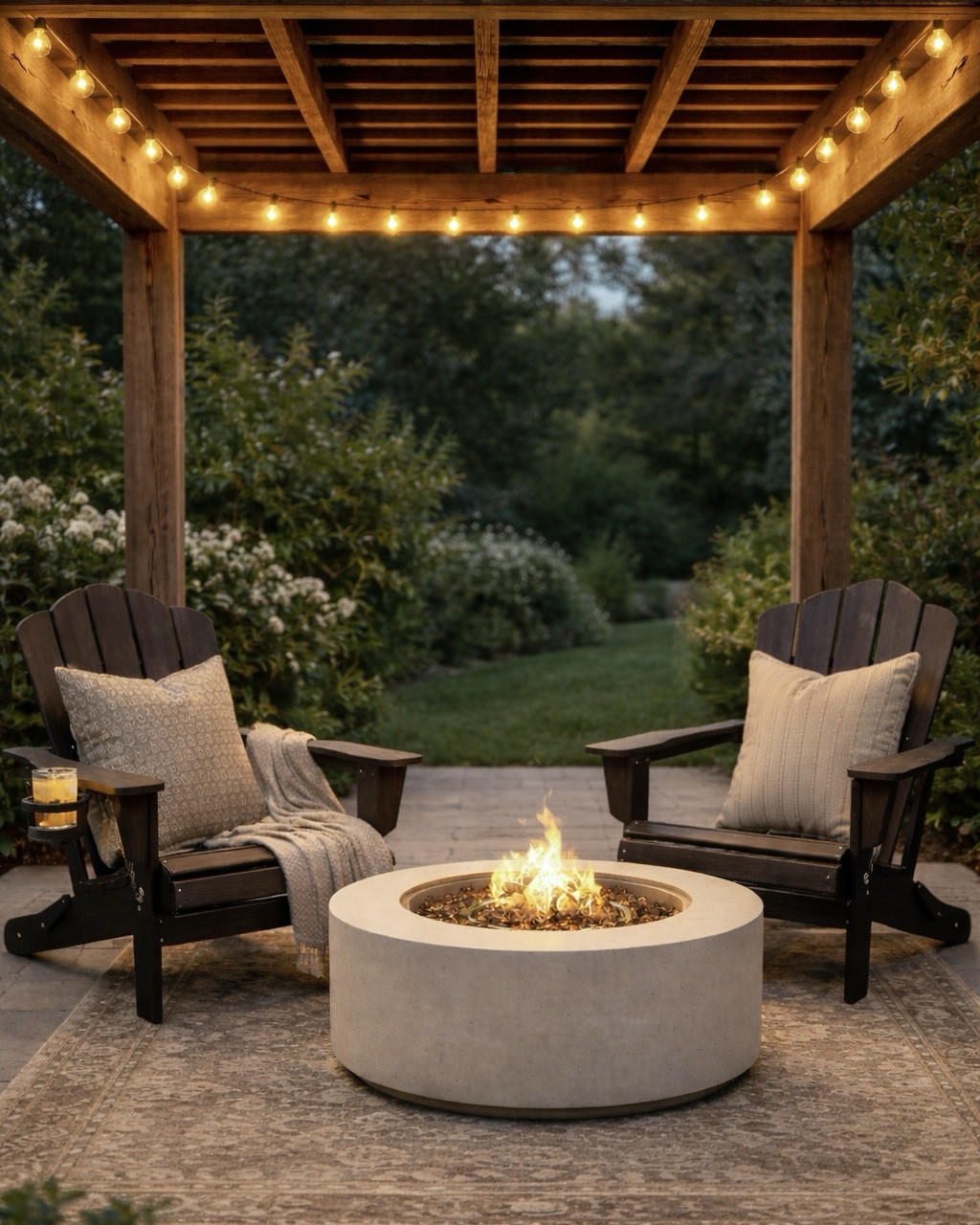 Cozy Outdoor Patio Finds from Amazon 🌿

Follow @farmtotablecreations on Instagram for more cozy home inspiration 🤍

These are the kind of outdoor pieces that instantly make your space feel warm, inviting, and pulled together without trying too hard. From the neutral vintage-style rug to the soft textured pillows and that cozy throw, everything layers beautifully for those slow evenings outside. Add in the glow from the string lights and a simple fire pit, and you’ve got the perfect little setup for relaxing or hosting. The Adirondack chair with the cup holder is such a good find too—practical but still stylish.

#outdoorfurniture #adkchair #firepit #outdoorlighting #outdoorpillows #patiorug #amazonhome #amazonoutdoor #deckdecor #cozyoutdoor #neutraldecor #outdoorliving #patioinspo

#LTKSaleAlert #LTKSeasonal #LTKHome