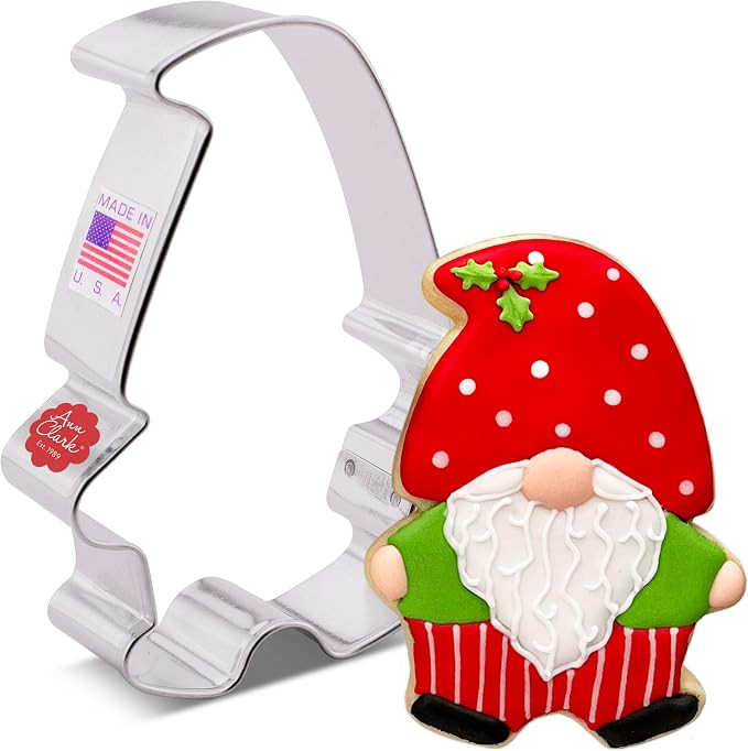 Gnome Cookie Cutter, 4" Made in USA by Ann Clark | Amazon (US)