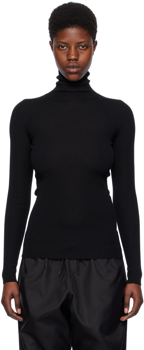 WARDROBE.NYC Black Ribbed Turtleneck | SSENSE