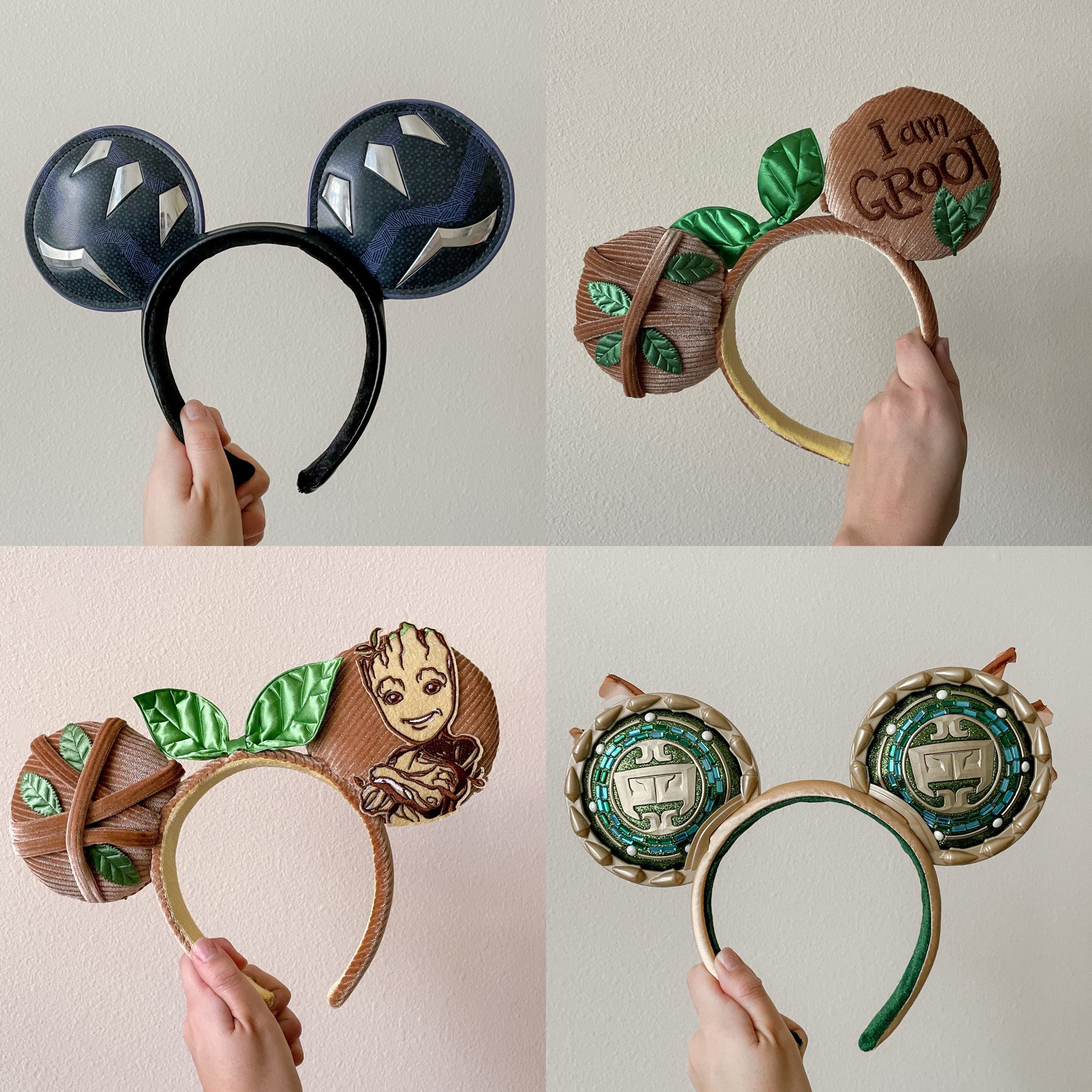 Marvel Disney Ears! 🖤💜 Black Panther 🌱 Groot and 💚🌊Namor 

#LTKGiftGuide #LTKtravel #LTKFind