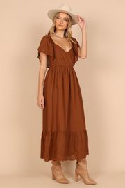 Jacinda Maxi Dress - Chocolate | Petal & Pup (US)