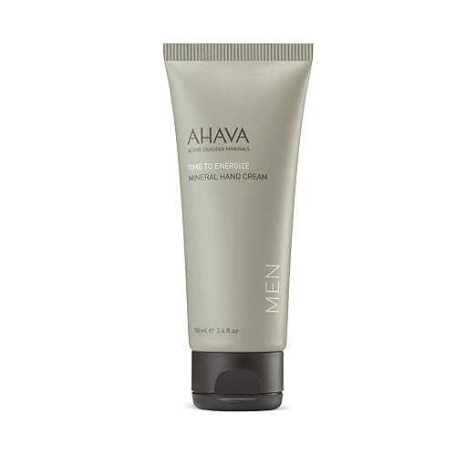 AHAVA Men's Mineral Hand Cream, 3.4 Fl Oz (Pack of 1) | Amazon (US)
