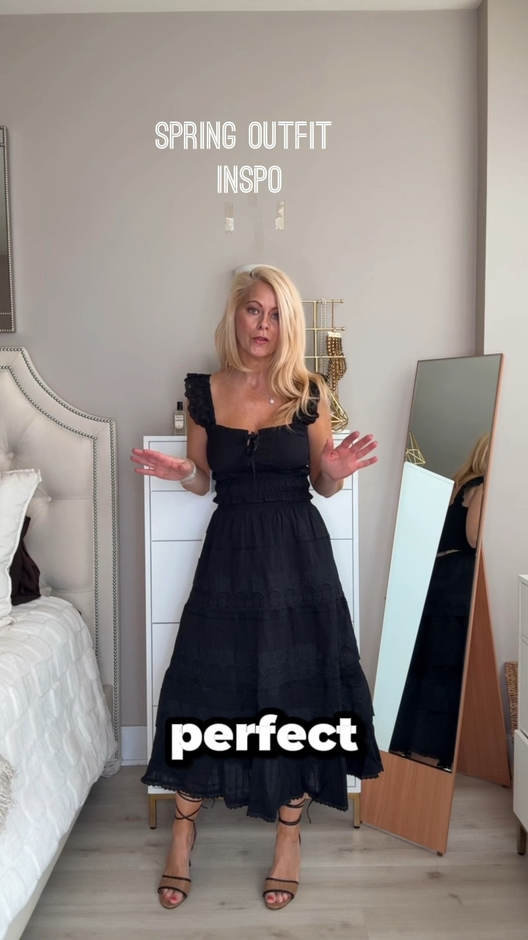 Spring dress + the perfect sandal = instant outfit. 🖤



But here’s the exciting part…



I’m starting a weekly newsletter where I’ll be sharing everything I’m loving right now:

• my favorite outfits + style finds

• skincare and glow-up routines

• fitness + healthy living inspiration

• the exact products I actually use and recommend



Think of it as my weekly “favorites edit.”



Comment LINK for this Spring Look and the Newsletter  I would love to know your thoughts on it  🥰



#SpringStyle #Over40Style #MidlifeStyle #StyleInspo #FashionOver40

#LTKootd #LTKSeasonal #LTKgrwm