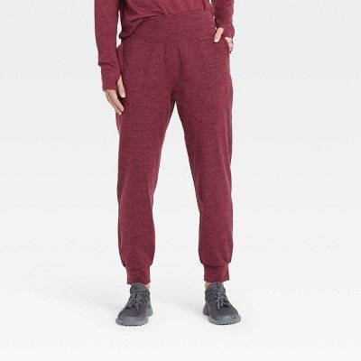 Women's Mid-Rise Cozy Spacedye Jogger Pants - JoyLab™ | Target