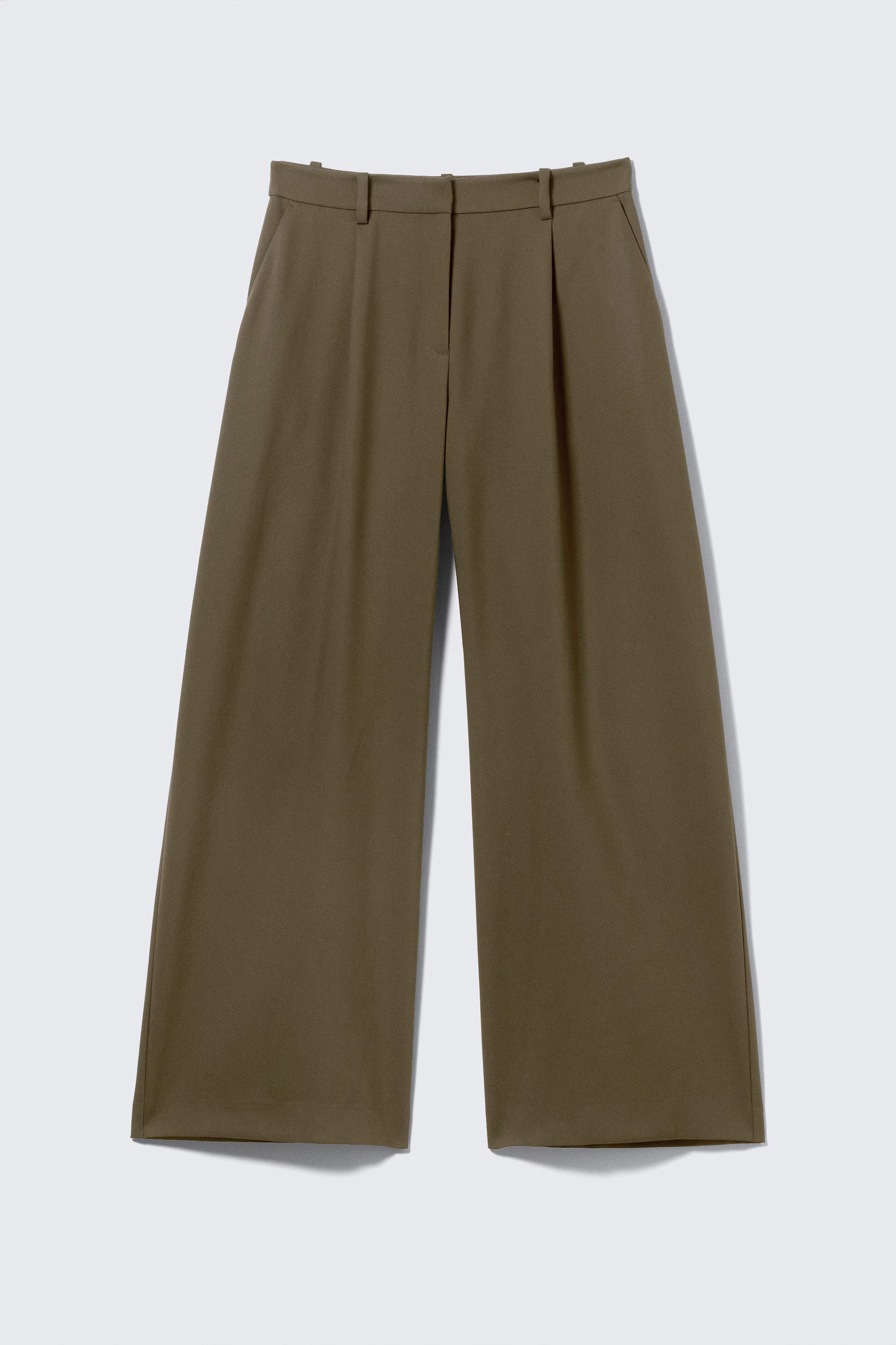 Low Waist Wide Suiting Trousers | Weekday