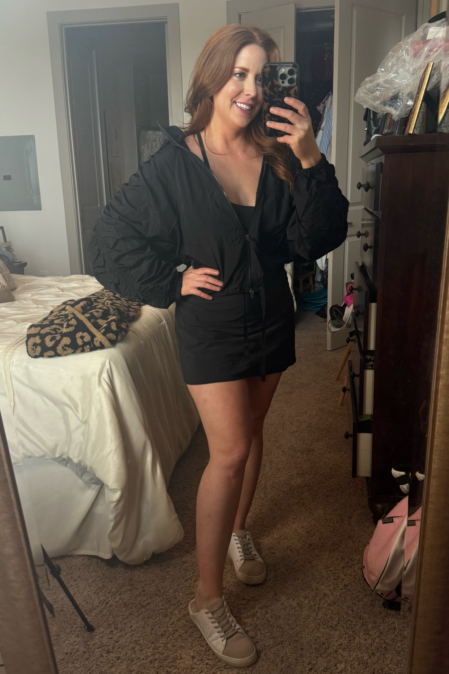 Size small in jacket & small in dress♥️

#LTKfindsunder100 #LTKfitness #LTKfindsunder50