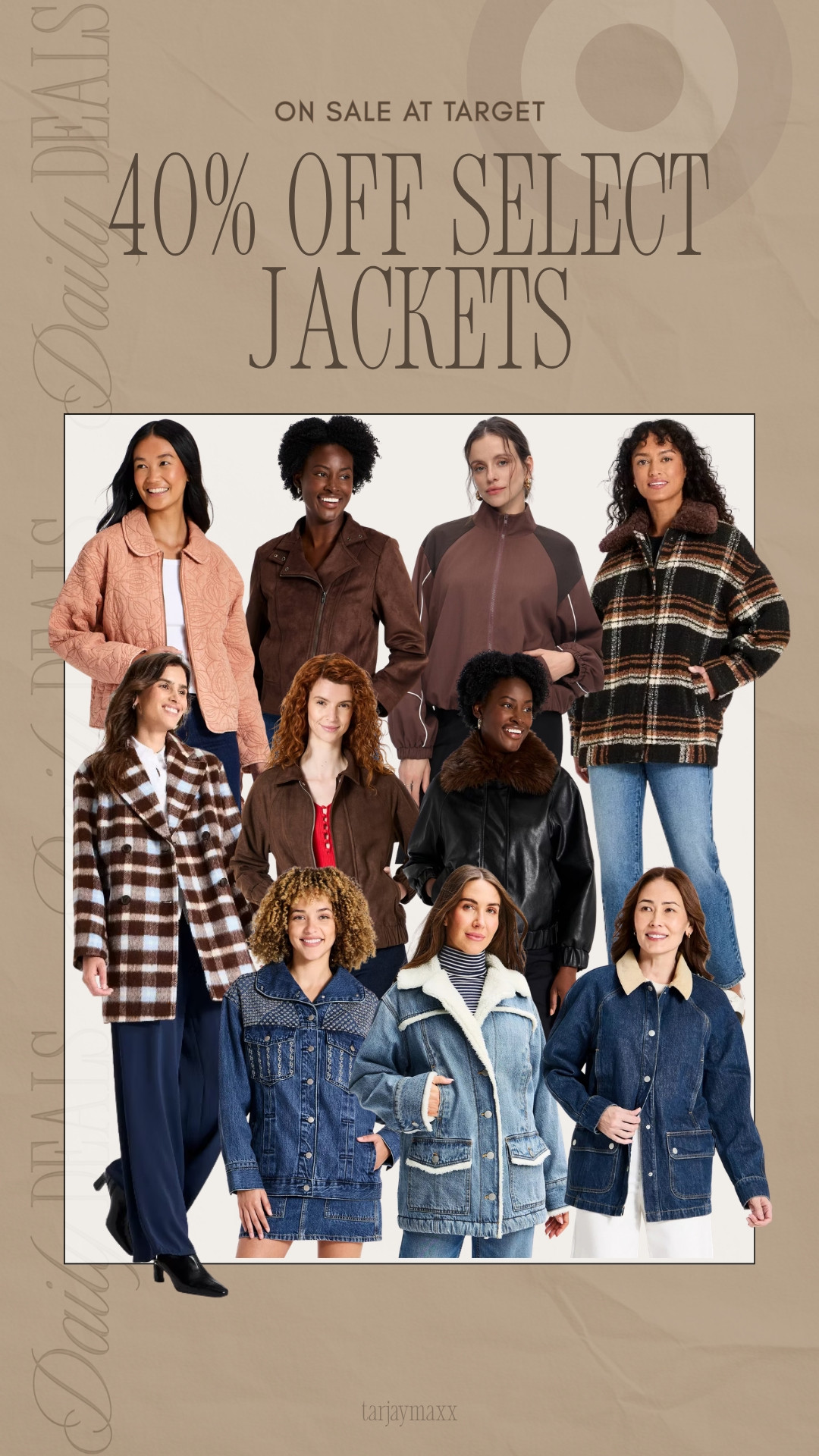 Target Circle Deal Days outerwear deals are here! Save 40% on select women’s jackets, including denim, faux leather, plaid, quilted and cozy fall layers. Shop my favorite Target jackets October 6–7 while some of the best fall styles are on sale! fall outfits women over 50, fall wedding guest dresses, fall dresses, wedding guest dress summer, date night outfits, fall fashion hauls, halloween decorations, fall decor, fall shoes, country concert outfits 

 #LTKootd #LTKSeasonal #LTKSaleAlert