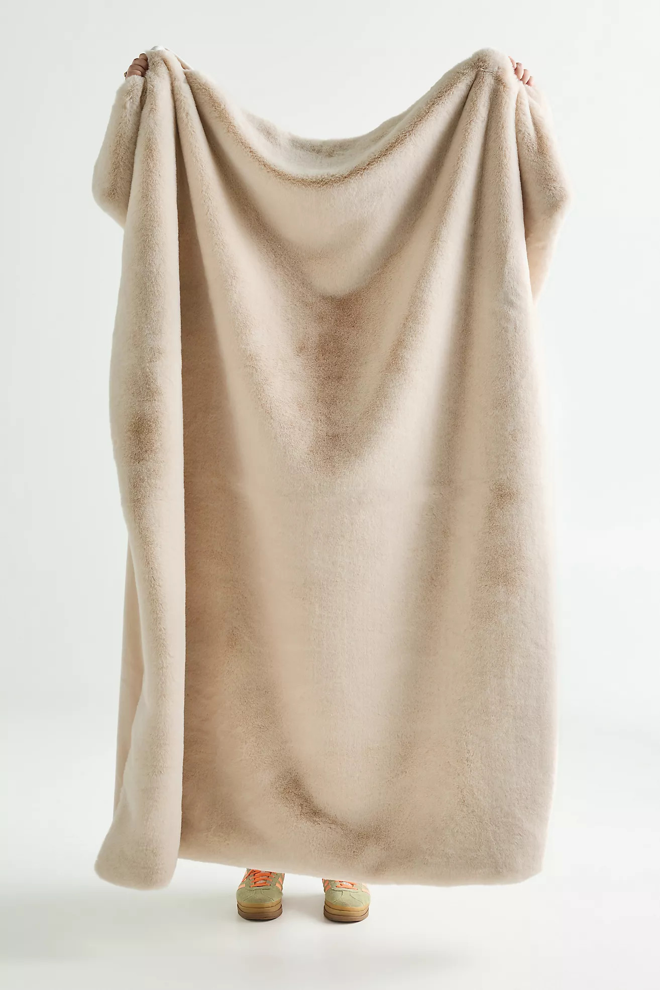 Sophie Faux Fur Throw Blanket | Anthropologie (US)