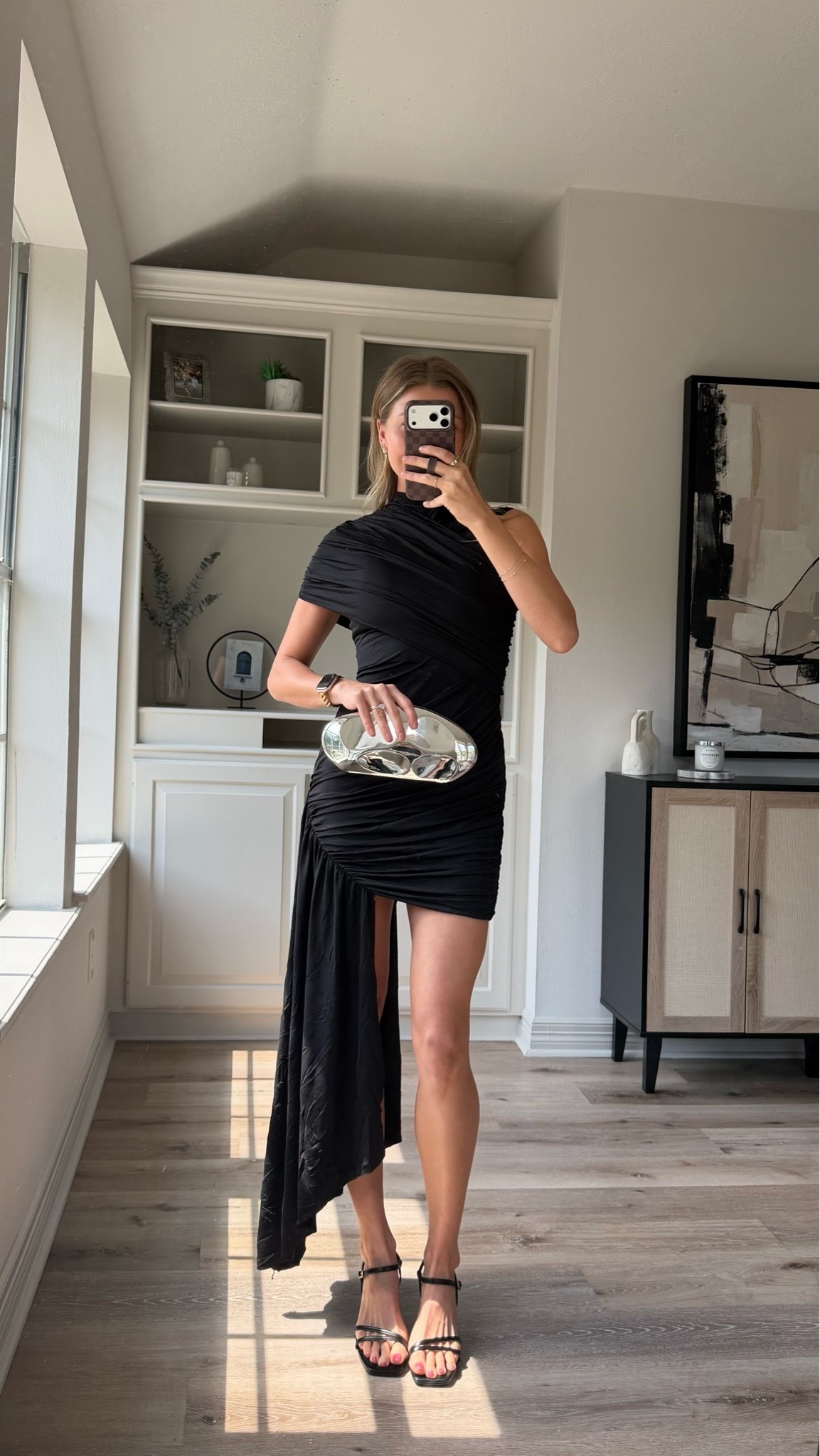 Gorgeous ruched dress, perfect for a black tie wedding or date night! Wearing size medium

#LTKWedding #LTKTall