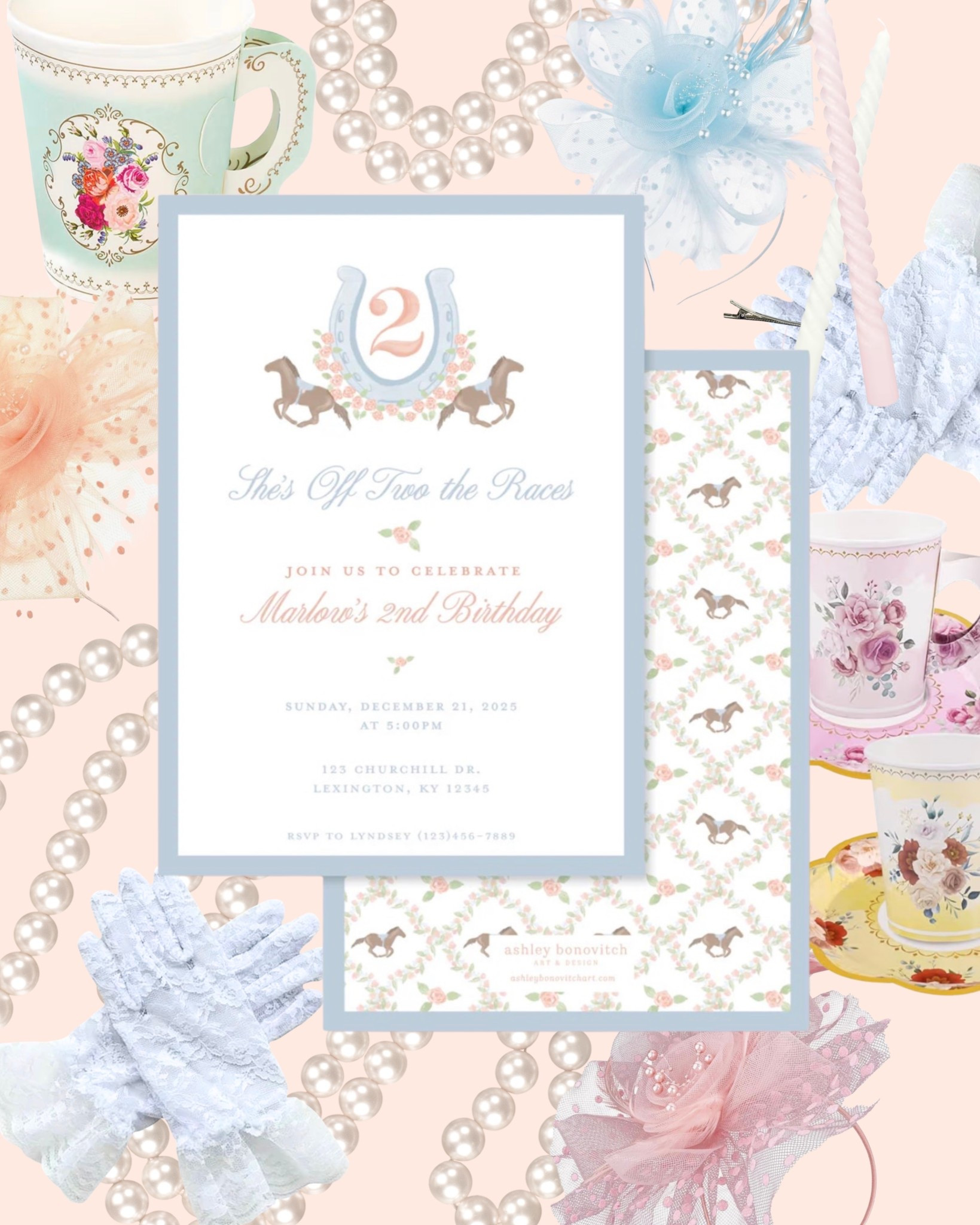 Shop this invitation and matching party paper at ashleybonovitchart.com

#LTKdayinmylife #LTKmomlife #LTKKids