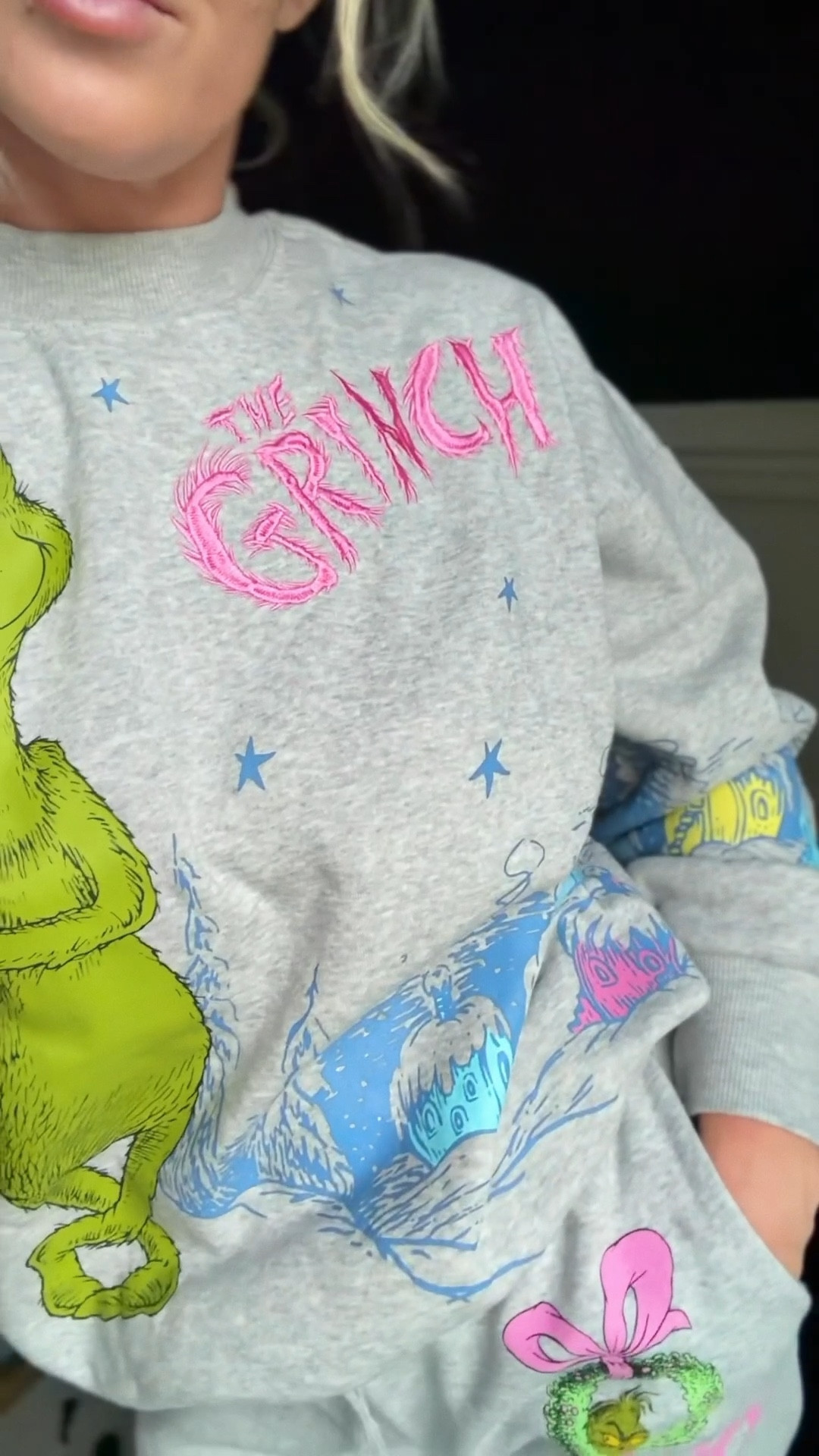 This cutie @target grinch set is on sale. $18 each piece. Holiday sweats. Holiday leisure. Black Friday. Holiday party 

#LTKHoliday #LTKFindsUnder50 #LTKParties