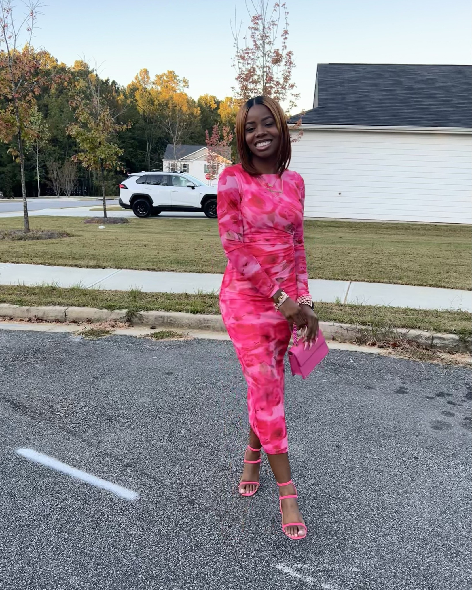 Sunday OOTD 💗 
Can you believe this dress came from Amazon? 

Go get it ✨

#LTKFindsUnder50 #LTKStyleTip #LTKVideo