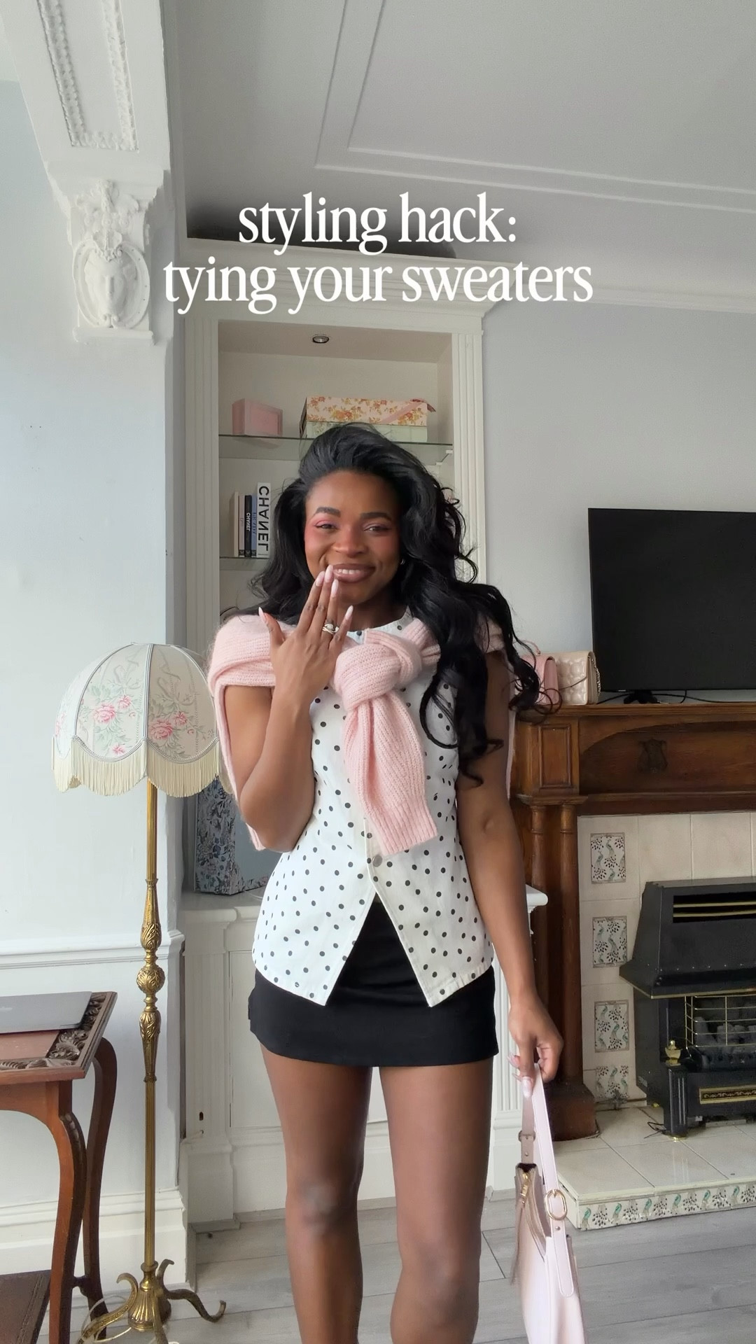 your fashion fairy has a style tip! 🎀

this is my little style hack for tying your sweaters and cardigans this spring 🤍

#styletips #springoutfit #outfitinspo #blackgirlluxury #pinterestgirl 

#LTKootd #LTKdayinmylife #LTKgrwm