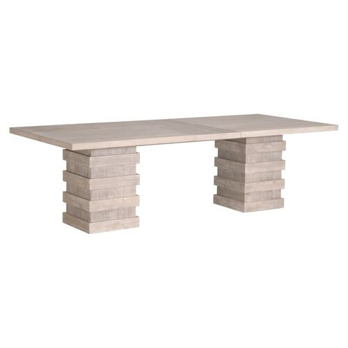 Irvine Extension Dining Table, Natural Gray | One Kings Lane