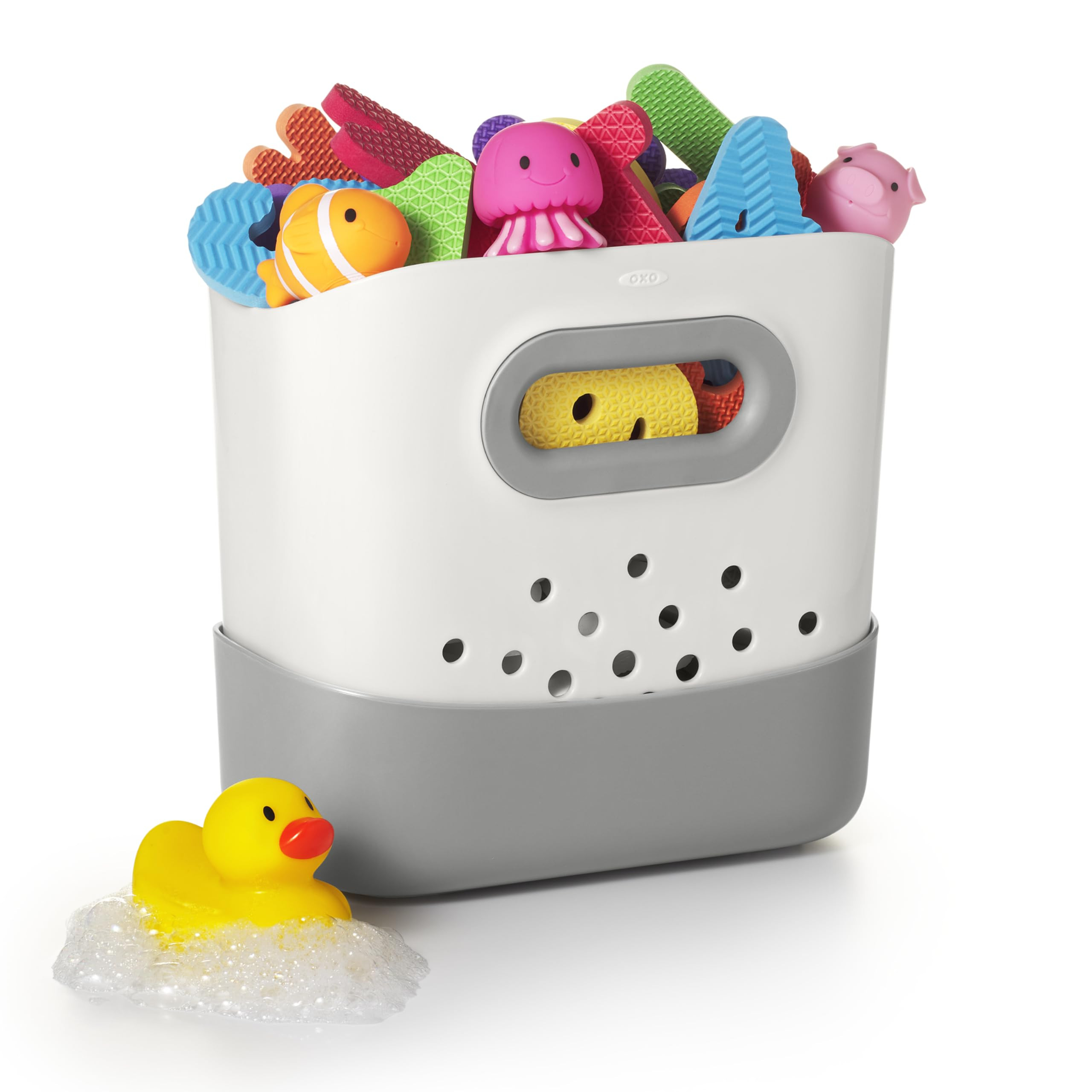 OXO Tot Stand Up Bath Toy Storage – Gray | Amazon (US)
