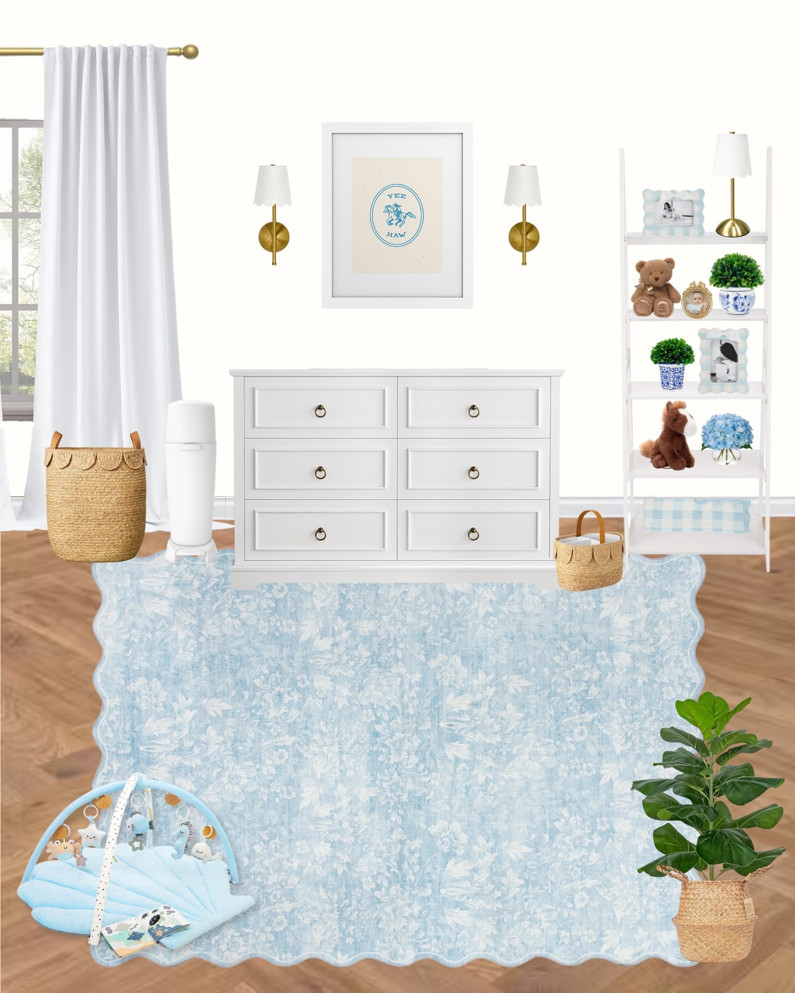 Baby boy nursery inspo 🩵

Blue nursery, grandmillennial nursery, grandmillennial home decor