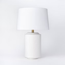 Ceramic Assembled Table Lamp White - Threshold™ designed with Studio McGee | Target