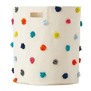 Pehr Pom Pom Multi-Color Laundry Hamper | The Container Store