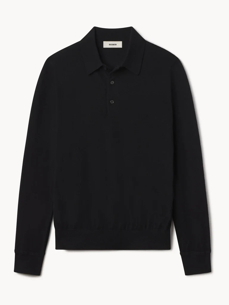 California Cashmere L/S Polo | Buck Mason