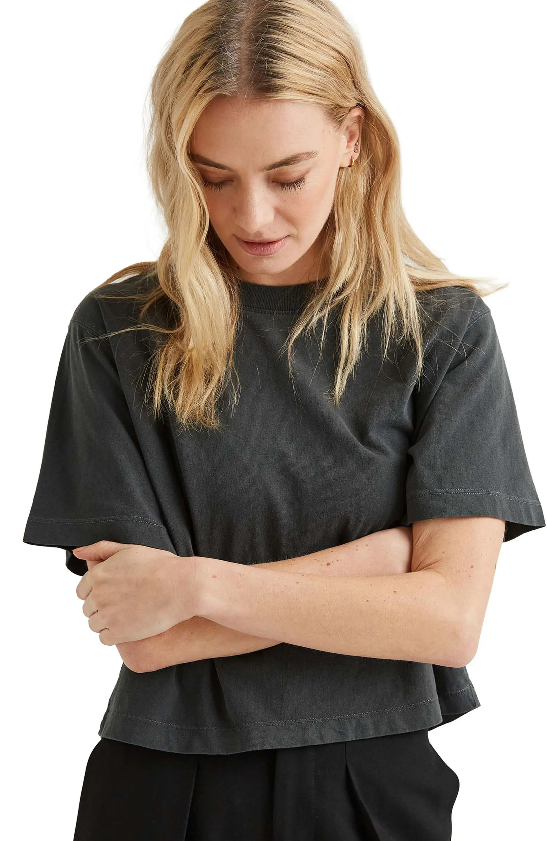 The Relaxed Crop Tee (Women) | Nordstrom | Nordstrom