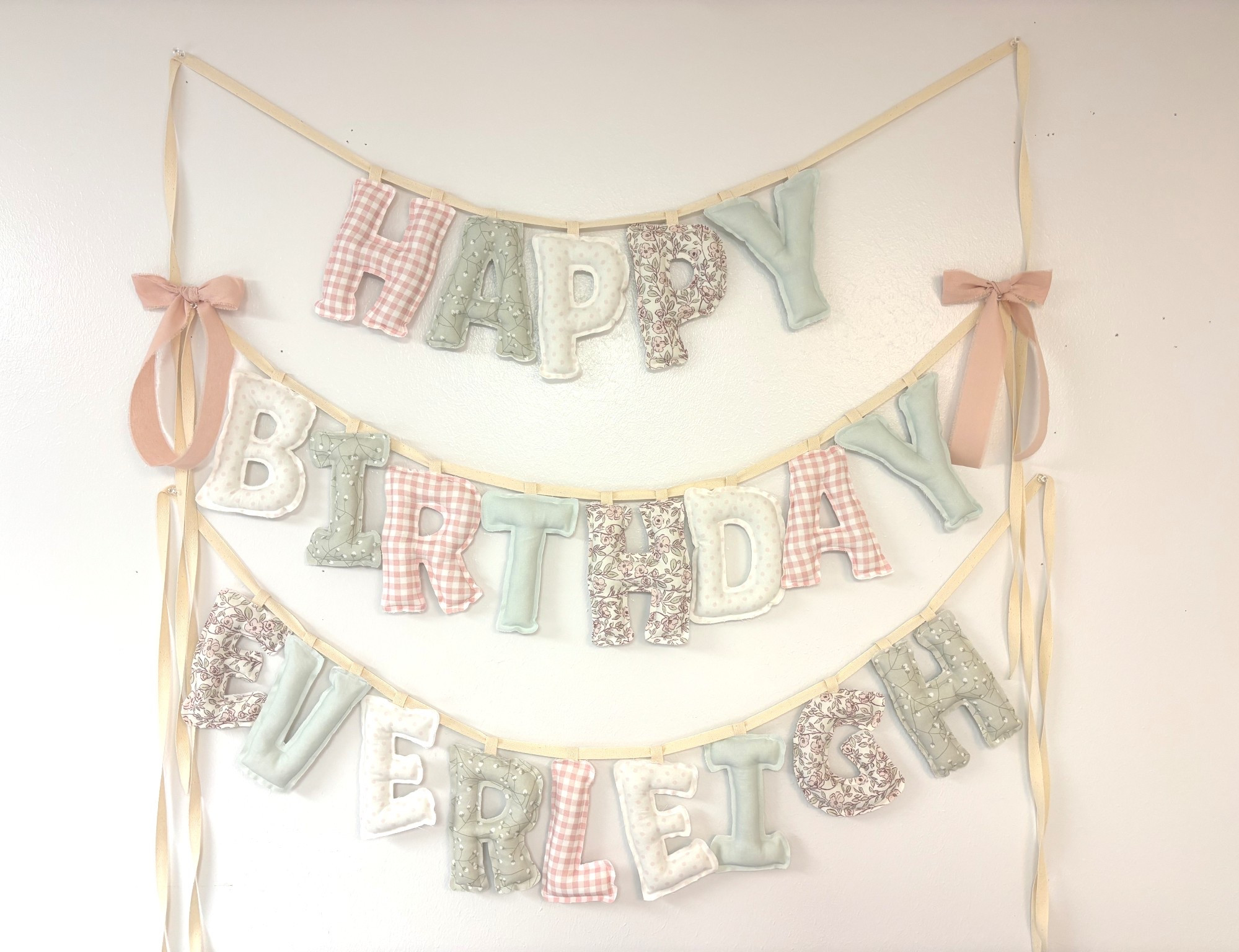 This  fabric puff letter birthday banner in this palette is probably my new favorite 🥹🥹 it reminds me of an Enchanted Forest! Make your birthday extra special this year with a fully customizable, personalized birthday banner you can use year after year! 🥰 

Fabric banner, fabric letter sign, puff letter garland, birthday banner  

#LTKParty #LTKFinds

#LTKBaby